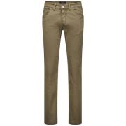 Beige Denim 5-Pocket Slim Fit Jeans Gardeur , Beige , Heren