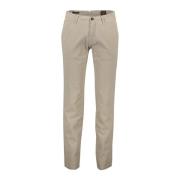 Bruine Katoenen Chino Broek Gardeur , Brown , Heren