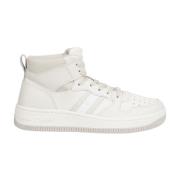 Witte Leren Enkellaarzen Retro Mix Tommy Jeans , White , Dames