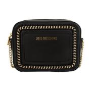 Zwarte Tas Love Moschino , Black , Dames