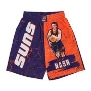 Steve Nash NBA Burst Mesh Trainingsbroek Mitchell & Ness , Multicolor ...