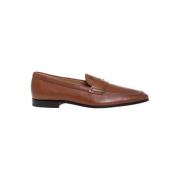 Gepatineerde geitenleren mocins met poot Tod's , Brown , Heren