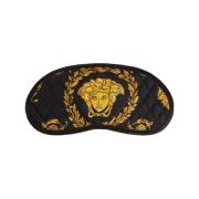 Bedrukte zijden oogmasker Versace , Black , Dames