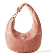 Shoulder Bags Borbonese , Pink , Dames