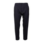 Heren Chino Broek. Lage Taille. Tapered Fit. Dondup , Black , Heren