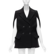 Pre-owned Wool outerwear Prada Vintage , Black , Dames