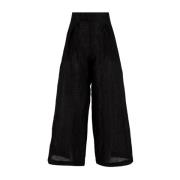 Zwarte Broek voor Dames Akep , Black , Dames