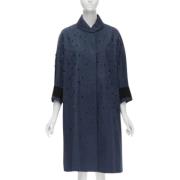 Pre-owned Cotton outerwear Prada Vintage , Blue , Dames