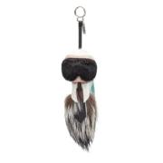 Pre-owned Fur key-holders Fendi Vintage , Green , Dames