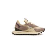 Beige Lage Sneakers voor Dames RUN OF , Beige , Dames