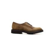 Beige Veterschoenen voor Heren Tricker's , Brown , Heren