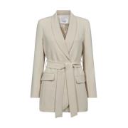 Beige Blazers voor Dames Co'Couture , Beige , Dames