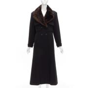 Pre-owned Cashmere outerwear Chanel Vintage , Black , Dames