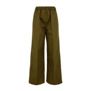 Militaire Stijl Broek Aspesi , Green , Dames