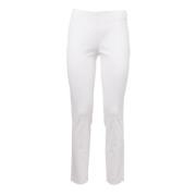 Stretch Slim-Fit Broek Ralph Lauren , White , Dames