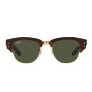 Mega Clubmaster Rb0316S Zonnebril Ray-Ban , Brown , Dames