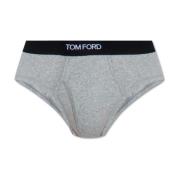 Onderbroeken met logo Tom Ford , Gray , Heren