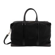 Nylon Duffle Weekend Bag Tom Ford , Black , Heren