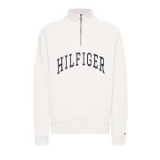 Mw0Mw25890 AF4 Sweatshirt Tommy Hilfiger , White , Heren