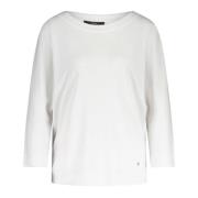 Comfortabel losvallend shirt met 3/4 mouwen Windsor , White , Dames