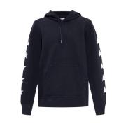 Hoodie met logo Golden Goose , Black , Heren