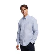 Milano Slim-fit niet-ijzeren sportOverhemd, Oxford stretch, knoop-down...