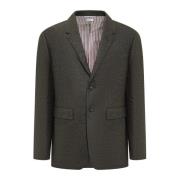 Groene single-breasted blazer voor mannen Thom Browne , Green , Heren