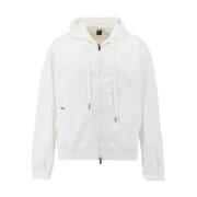 Hoodie Fedeli , White , Heren