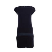 Pre-owned Wool dresses Chanel Vintage , Blue , Dames