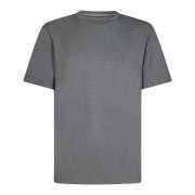 Grijze Katoenen T-shirt met Four Stitches Logo Maison Margiela , Gray ...