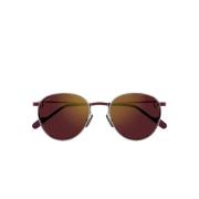 Stijlvolle ovale zonnebril met spiegelglazen Cartier , Brown , Dames