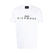 Logo T-shirt met korte mouwen John Richmond , White , Heren