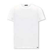 Katoenen T-shirt Tom Ford , White , Heren