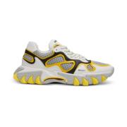 B-East trainers in leather and mesh Balmain , Yellow , Heren