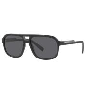 Moderne Pilotstijl Zonnebril Dolce & Gabbana , Black , Unisex