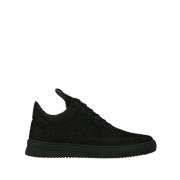 Lage Ripple Tonal Sneakers Filling Pieces , Black , Heren