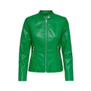 Stijlvolle Jas Only , Green , Dames