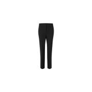 Slimme Been Geperste Plooi Broek Second Dames , Black , Dames