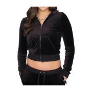 Robyn Hoodie - Heritage Collectie Juicy Couture , Black , Dames