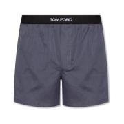 Boxershorts met logo Tom Ford , Gray , Heren