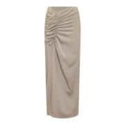 Wjosa Rok - Stijlvol en Trendy The Mannei , Beige , Dames