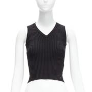 Pre-owned Nylon tops Chanel Vintage , Black , Dames