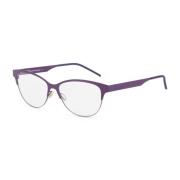 Metalen Montuur Zonnebril Made in Italia , Purple , Dames