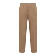 Slim-fit Trousers Department Five , Brown , Heren
