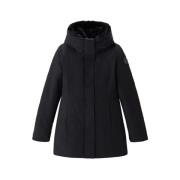 Zwarte Jas Woolrich , Black , Dames