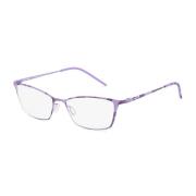 Metalen Montuur Zonnebril Made in Italia , Purple , Dames