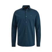Katoenen Jersey Kent Kraag Shirt PME Legend , Blue , Heren