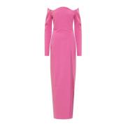 Off Shoulder Jurk Monot , Pink , Dames