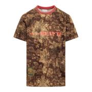 Bruine Bloemen Logo T-shirt Pierre-Louis Mascia , Brown , Heren