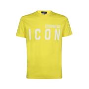Basis T-Shirt Dsquared2 , Yellow , Heren